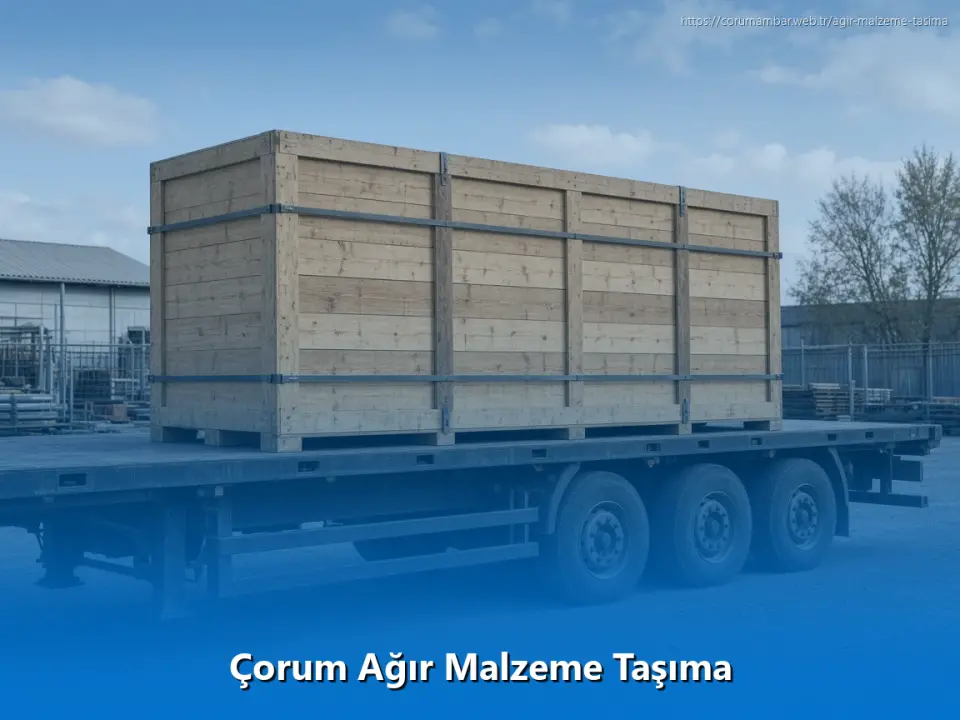 Çorum Ağır Malzeme Taşıma