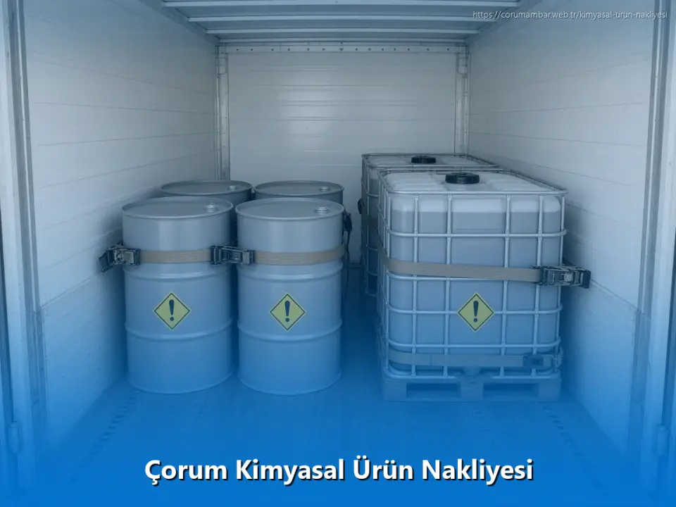 Çorum Kimyasal Ürün Nakliyesi