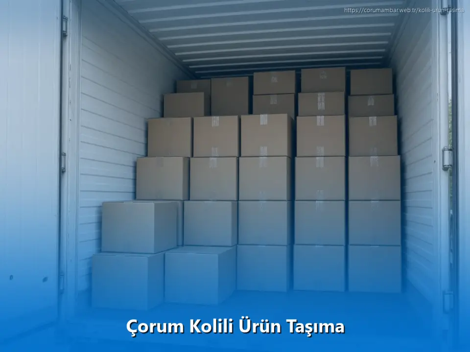 Çorum Kolili Ürün Taşıma