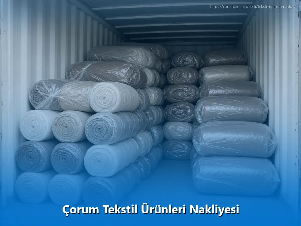 Çorum Tekstil Ürünleri Nakliyesi